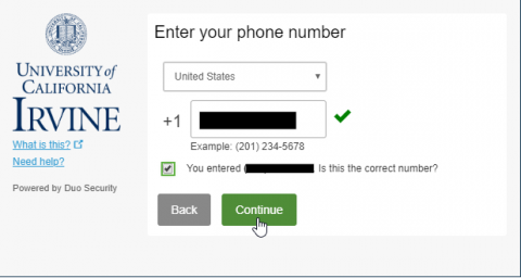 Duo Software Token App Enrollment Engineering Computing Support
